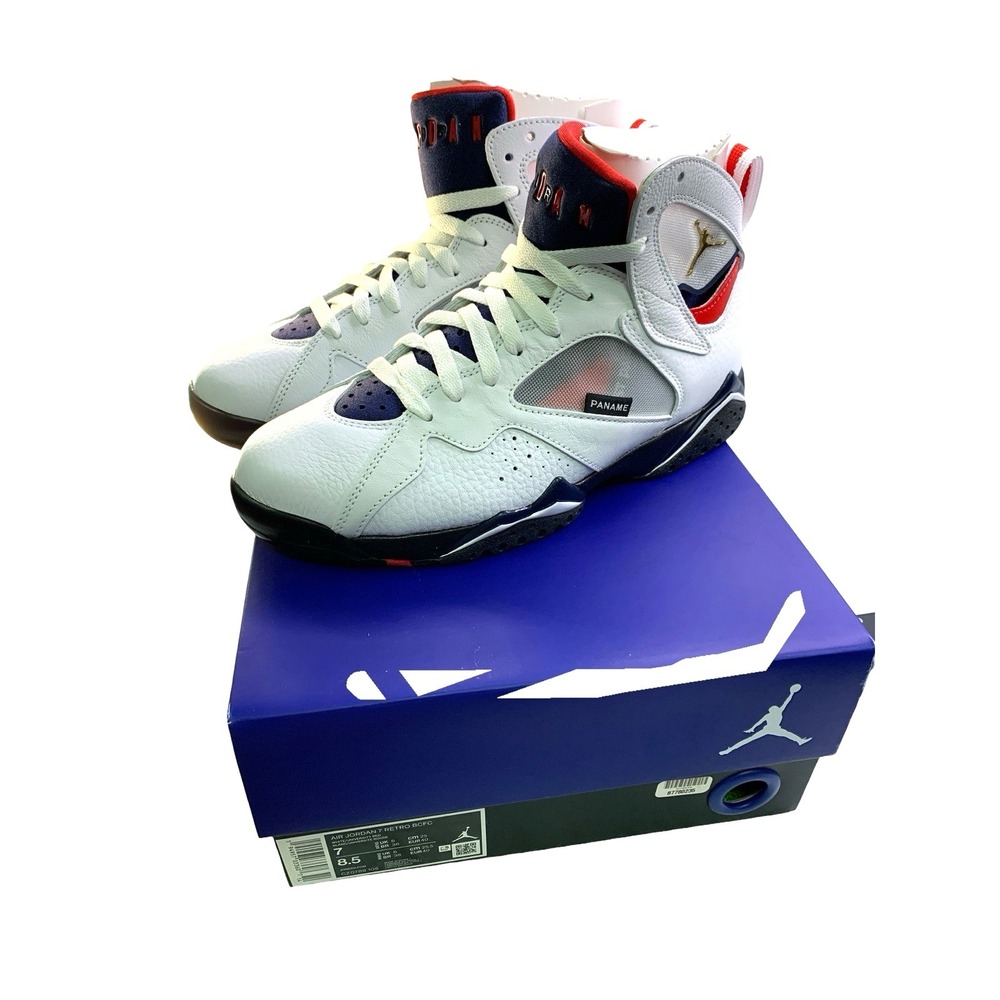 Nike Air Jordan 7 Retro BCFC Paris Saint-Germain PSG Size M7 / W 8.5, CZ0789-105